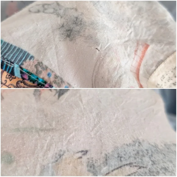 Citron Santa Monica Blouse Top Enhanced Cranes Forest Japan Cherry Blossom Asia - Picture 4 of 7